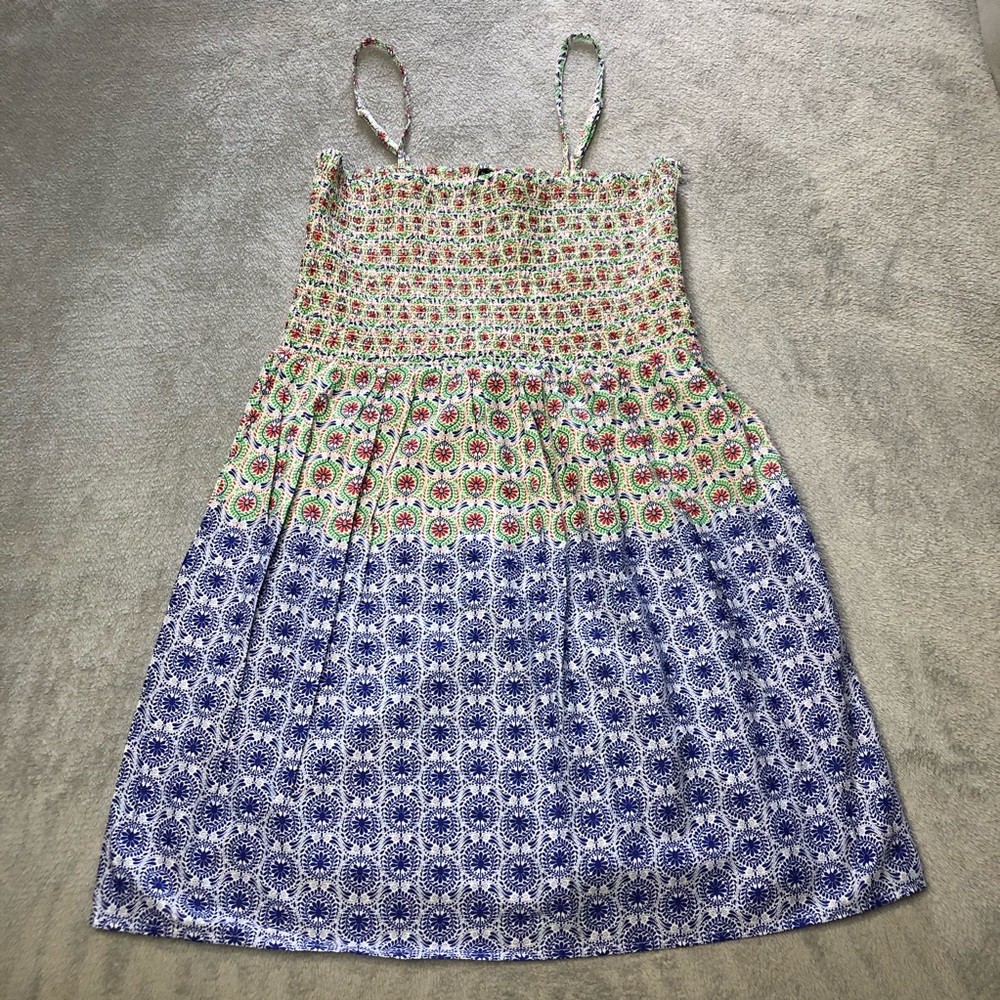 NWOT Smocked All Over Print Dress/Top